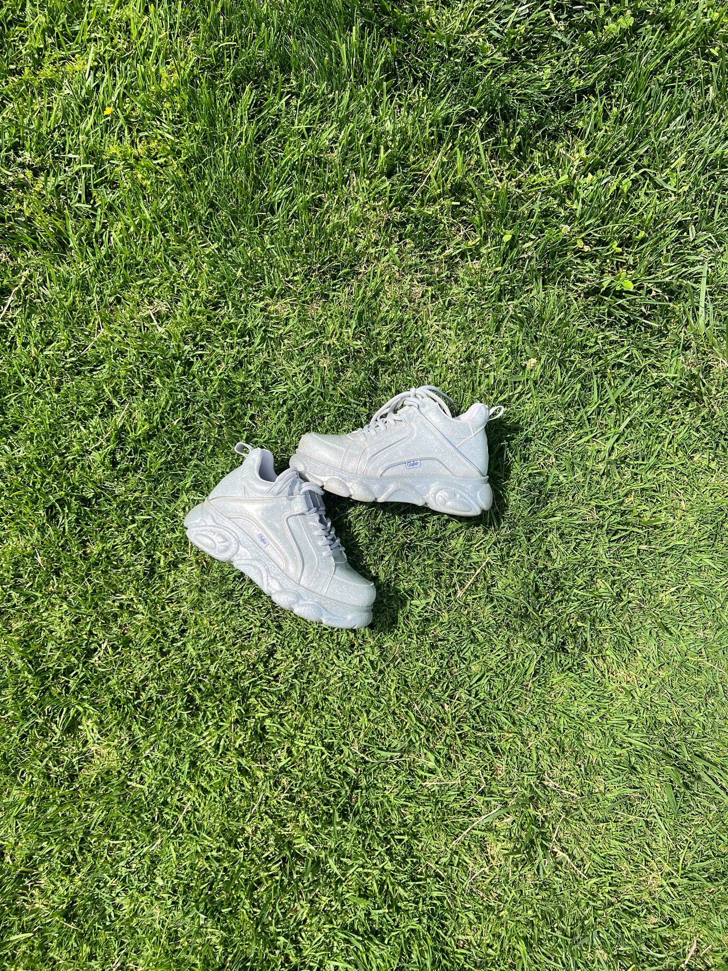 SILVER GLITTER BUFFALO LONDONS